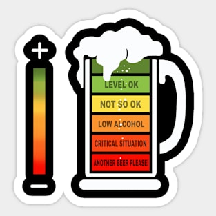 Beer Battery Sticker